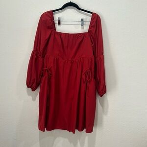 Exlura Women’s Square Neck Flowy Dress